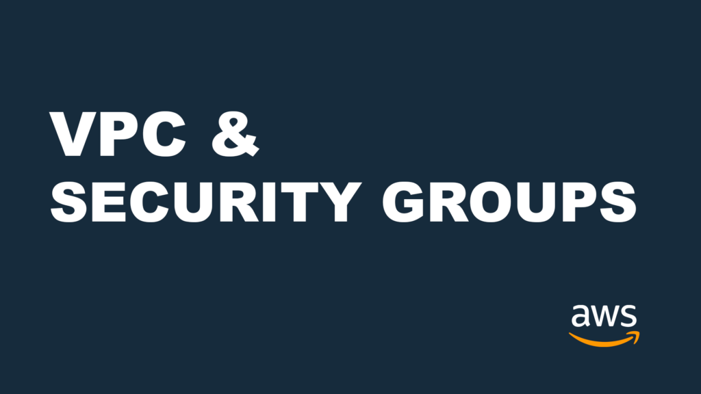 security groups vpc amazon aws alexjunio