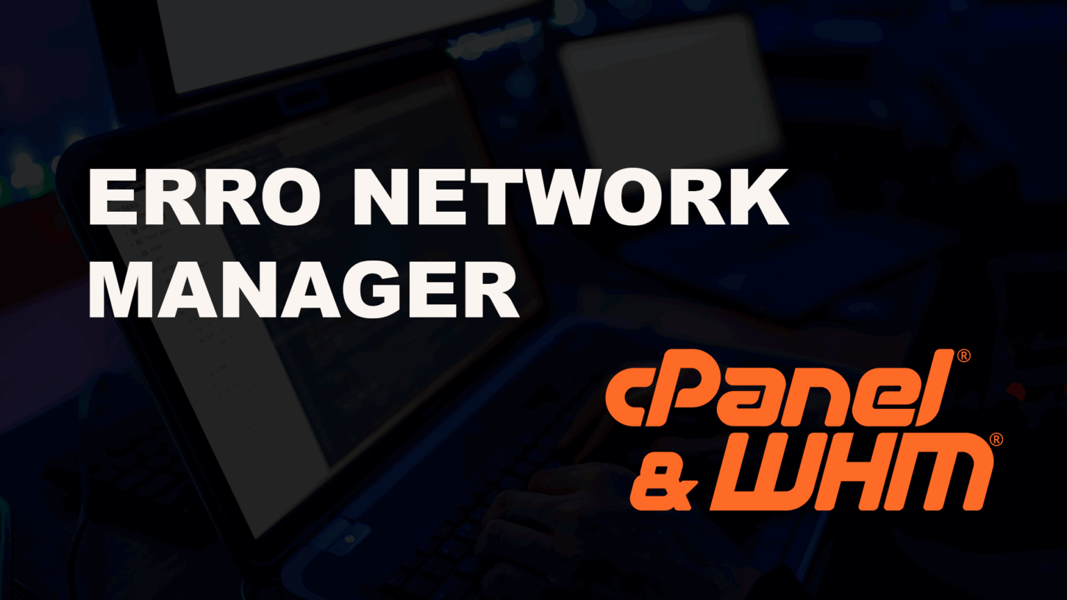 cpanel whm network manager erro