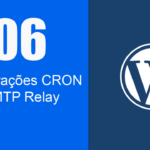 hospedagem wordpress configuracao cron email smtp relay