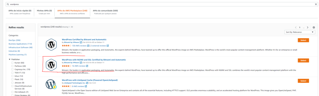 Hospedando WordPress no EC2 da Amazon AWS 5 image 3